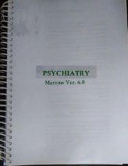 Psychiatry Marrow Notes Ver. 6.0
