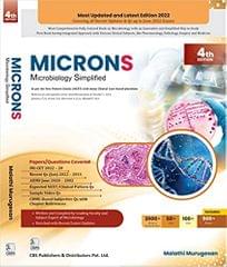 Malathi Murugesan MICRONS Microbiology Simplified 4th Edition 2023