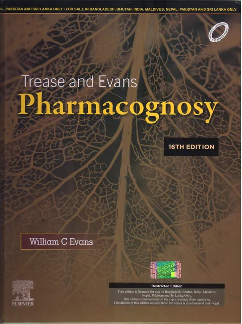 Trease And Evans Pharmacognosy 16Th Edition 2019 By Williams C Evans