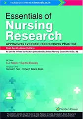 SJ Nalini Essentials of Nursing Research Appraising Evidence for Nursing Practice South Asia Edition 2022