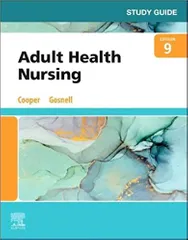 Kim Cooper Study Guide for Adult Health Nursing 9th Edition 2022