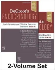 DeGroot's Endocrinology Basic Science and Clinical Practice 8th Edition 2022 2 Volume Set By R Paul Robertson