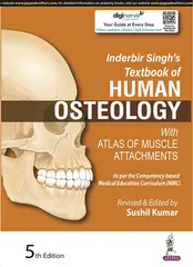 Inderbir Singh’s Textbook of Human Osteology 5th Edition 2023 By Sushil Kumar