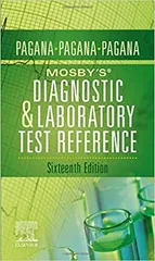 Mosbys Diagnostic And Laboratory Test Reference 16th Edition 2023 By Pagana KD