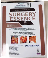 Surgery Essence 10th Edition 2023 by Pritesh Singh
