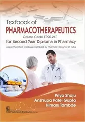 Textbook of Pharmacotherapeutics for Second Year Diploma in Pharmacy 2023 by Priya Shaju