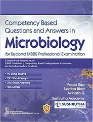 Competency Based Questions and Answers in Microbiology for Second MBBS Professional Examination 1st Edition 2023 by Pooja Rao