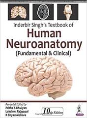 Inderbir Singh's Textbook of Human Neuroanatomy (Fundamental and Clinical) 10th Edition 2018 by Inderbir Singh