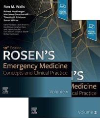 Rosen's Emergency Medicine: Concepts and Clinical Practice 10th Edition 2022 (2 Volume set)
