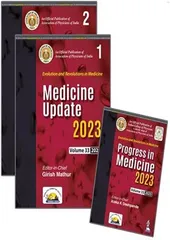 Medicine Update 2023 & Progress in Medicine 2023 Set of 3 Volumes 1st Edition 2023 by Girish Mathur
