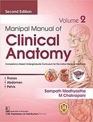 Manipal Manual of Clinical Anatomy 2nd Edition 2023 Volume 2 by Sampath Madhyastha
