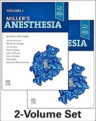 Miller's Anesthesia 2 Volume Set 9th Edition 2021 By Michael A Gropper