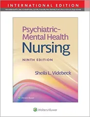 Psychiatric Mental Health Nursing With Access Code 9Th Edition 2023 by Videbeck SL