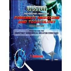 Vision Preparatory Manual of Forensic Medicine and Toxicology 3rd Edition 2022 by T Sudharsan
