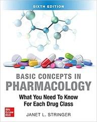 Basic Concepts In Pharmacology What You Need To Know For Each Drug Class 6th Edition 2022 By Stringer JL