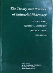 The Theory and Practice of Industrial Pharmacy 3rd Indian Edition By Lachman