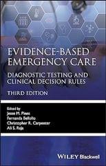 Evidence Based Emergency Care Diagnostic Testing And Clinical Decision Rules 3rd Edition 2023 By Pines JM
