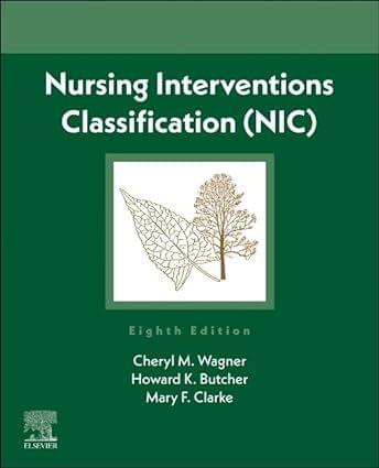Nursing Interventions Classification Nic 8th Edition 2024 By Wagner CM