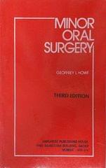 Minor Oral Surgery 3rd Indian Edition By Geoffrey L. Howe