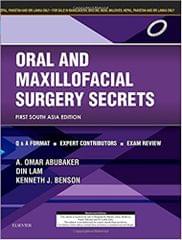 Oral and Maxillofacial Surgery Secrets First South Asia Edition 2016 By A Omar Abubaker