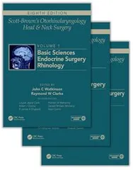 Scott Browns Otorhinolaryngology Head and Neck Surgery 8th edition 2018 ( 3 Volume Set) by John C Watkinson
