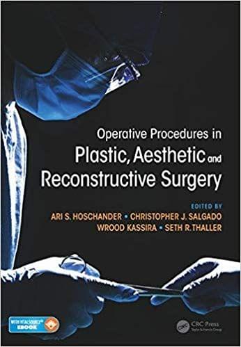 Operative Procedures in Plastic 1st Edition 2015 By Hoschander