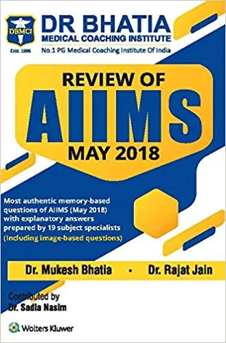 Review of AIIMS - May 2018 By Mukesh Bhatia