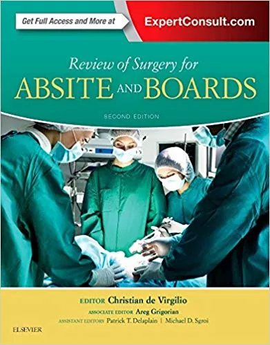 Review of Surgery for ABSITE and Boards 2nd Edition  2017 By Christian DeVirgilio