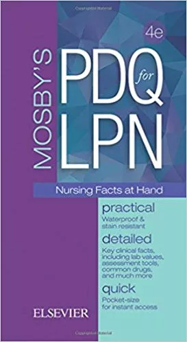 Mosby's PDQ for LPN 4th Edition 2016 By Mosby