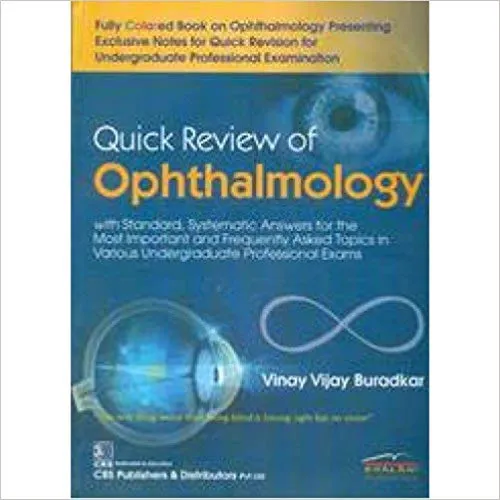 Quick Review of Ophthalmology 2018 By Buradkar