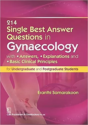 214 Single Best Answer Questions In Gynaecology 2017 By Samarakoon E