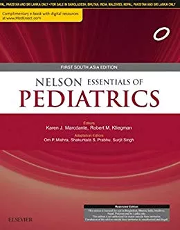 Nelson Essentials of Pediatrics First South Asia Edition By Robert M. Kliegman