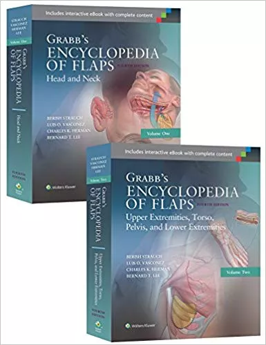 Grabb's Encyclopedia of Flaps 4th Edition 2015 By Berish Strauch  (2 Volume Set)