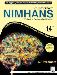 Neurosciences NIMHANS PG Medical Entrance Test Review 14th Edition 2019 by G Omkarnath
