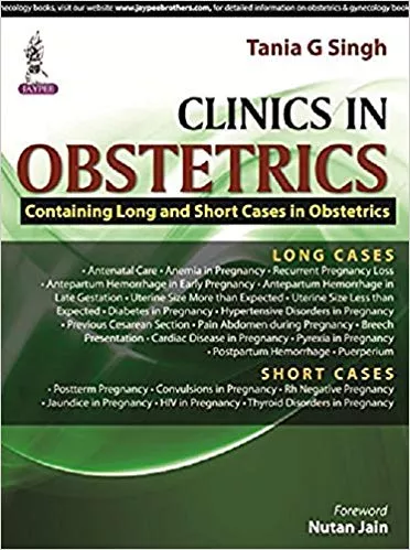 Clinics In Obstetrics 1st Edition 2015 By Singh Tania G