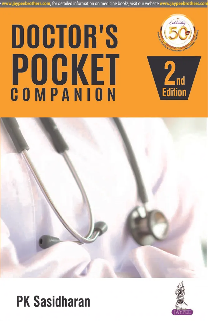 DOCTOR'S POCKET  COMPANION SECOND EDITION 2019 By PK Sasidharan