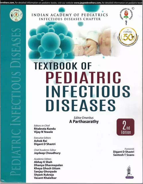 TEXTBOOK OF PEDIATRIC INFECTIOUS DISEASES 2nd EDITION BY PARTHASARATHY