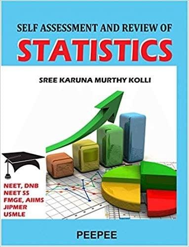 Self Assessment And Review Of Statistics 2018 By Dr. Shree Karuna Murthy Kolli