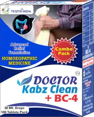 Doctor Kabz Clean + BC 4 Tablet (Constipation Medicine)