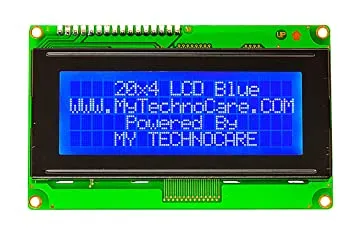 LCD 20X4 Alphanumeric Display with Blue Backlight