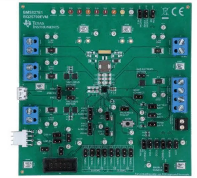 Power Management IC Development Tools I2C 5-A; 1-4 cell buck-boost charger with dual-input and USB PD 3.0 OTG output evaluation module