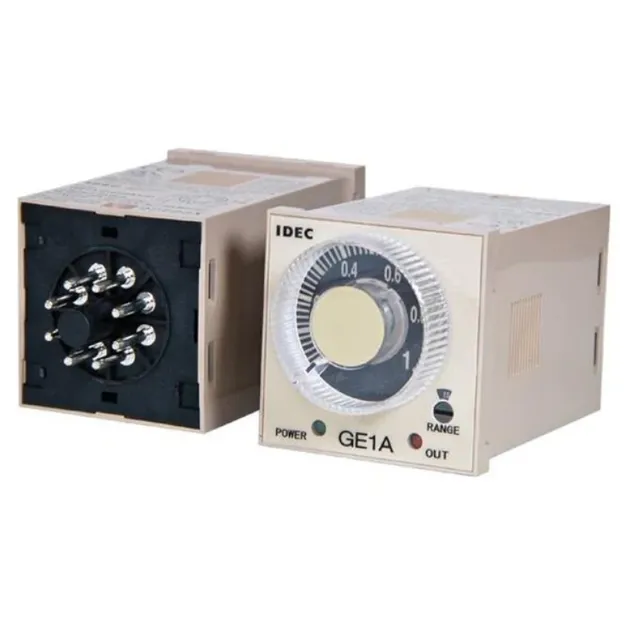 Time Delay & Timing Relays Timer Single Function 5A Contact Delayed DPDT 24VAC/DC 8 Pin Plug-In