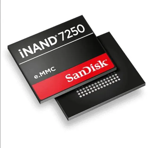 eMMC 8GB iNAND 7250 Auto. eMMC 5.1 -40 to 105C