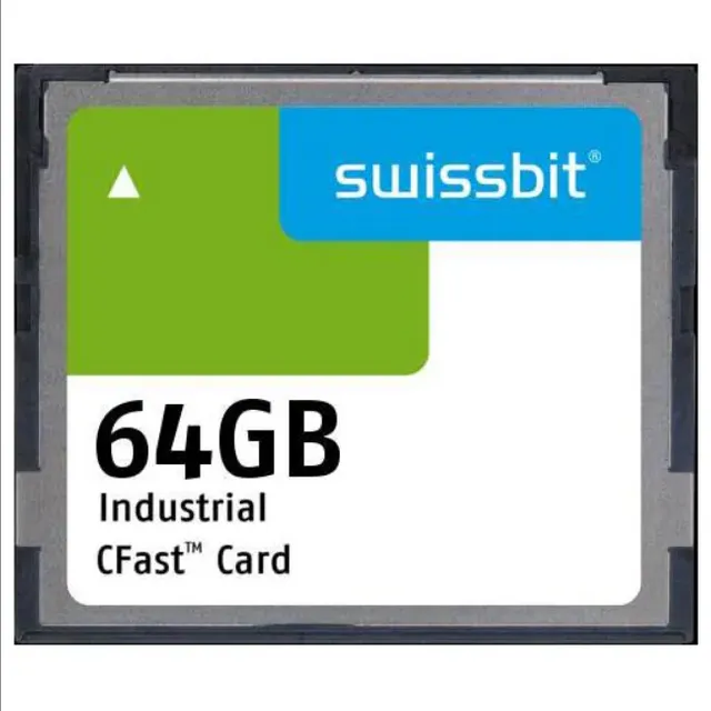 Memory Cards Industrial CFast Card, F-600, 64 GB, SLC Flash, 0 C to +70 C