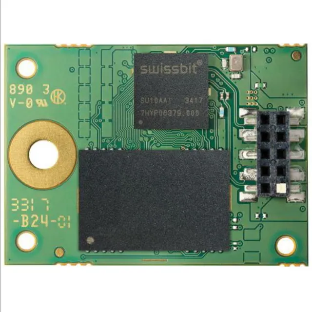 USB Flash Drives Industrial Embedded USB module, U-58, 16 GB, 3D PSLC Flash, -40 C to +85 C