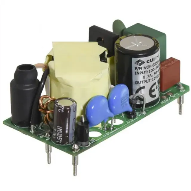 Switching Power Supplies ac-dc, 25 W, 12 Vdc, single output, PCB mount, power boost
