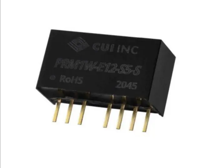 Isolated DC/DC Converters dc-dc isolated, 1 W, 4.5 36 Vdc input, 12 Vdc, .042 A, dual regulated output, SIP