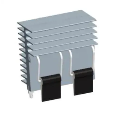Heat Sinks omniKlip Heat Sink for TO-247, TO-264,TO-220, 27mm Wide, 75mm Long, Single Sided, Black Anodized
