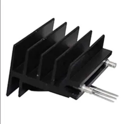 Heat Sinks Max Clip Board Level Heatsink for TO 247, TO 220, TO 126, Aluminum, Solderable Pins, Black Anodized, 22x41.91x32mm (WxLxH), 665884