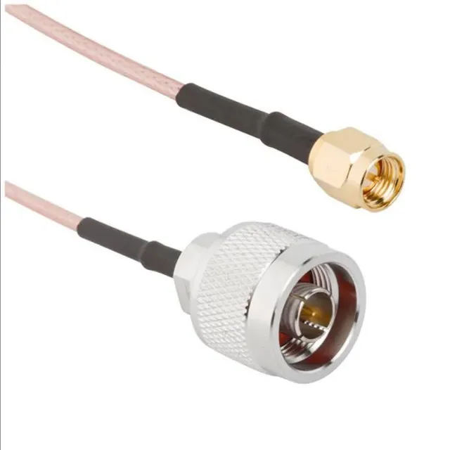 RF Cable Assemblies N-Type Str Pl to SMA RG-316 50 Ohm 6 Inch